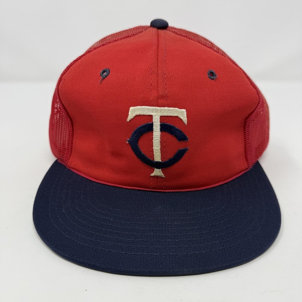 Vintage Minnesota Twins Hat Cap Snap Back Mens L Red MLB Sports Specialties